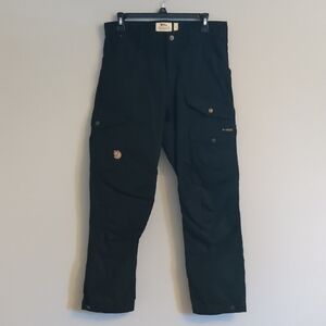 Fjallraven Black Cargo Pants 30/30